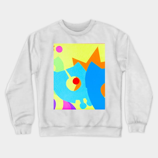 Living Design 1 - My Original Art Crewneck Sweatshirt by MikeMargolisArt